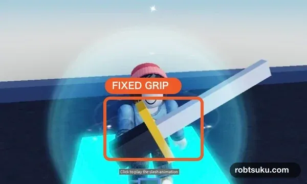 右手と持ち手の接触を保ち、animation中にTool.Gripを回さない固定位置